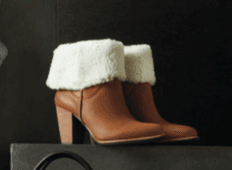 Shearling bootie by UGG