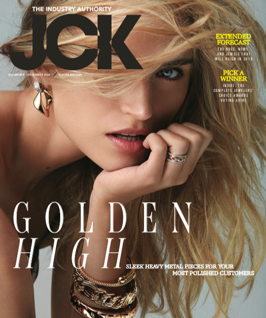 JCK Magazine November December 2019 gold spotlight