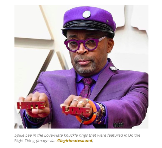 Spike Lee at the 2019 Oscars