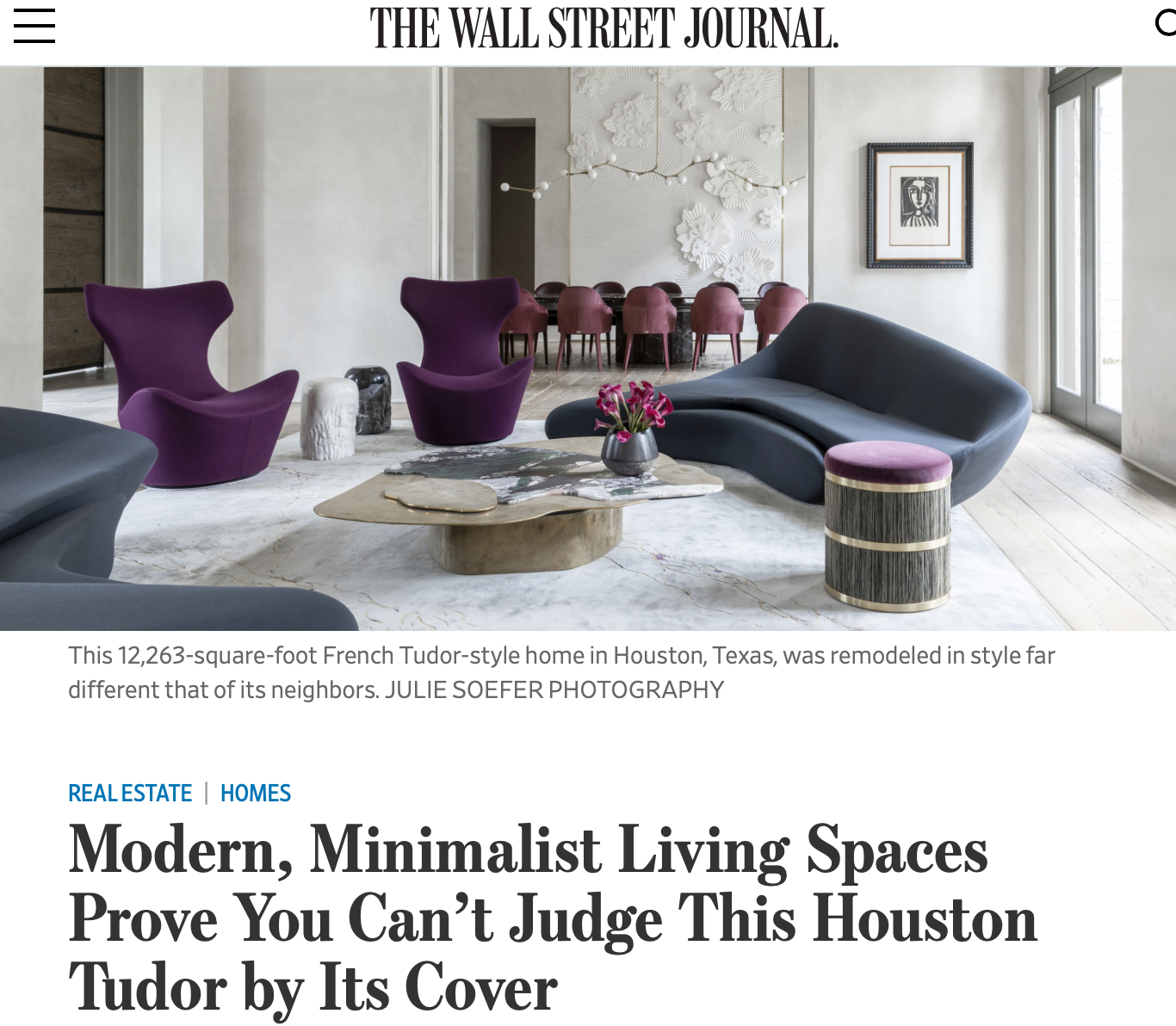 Nina Magon Contour Design, Houston, Living and Dining room