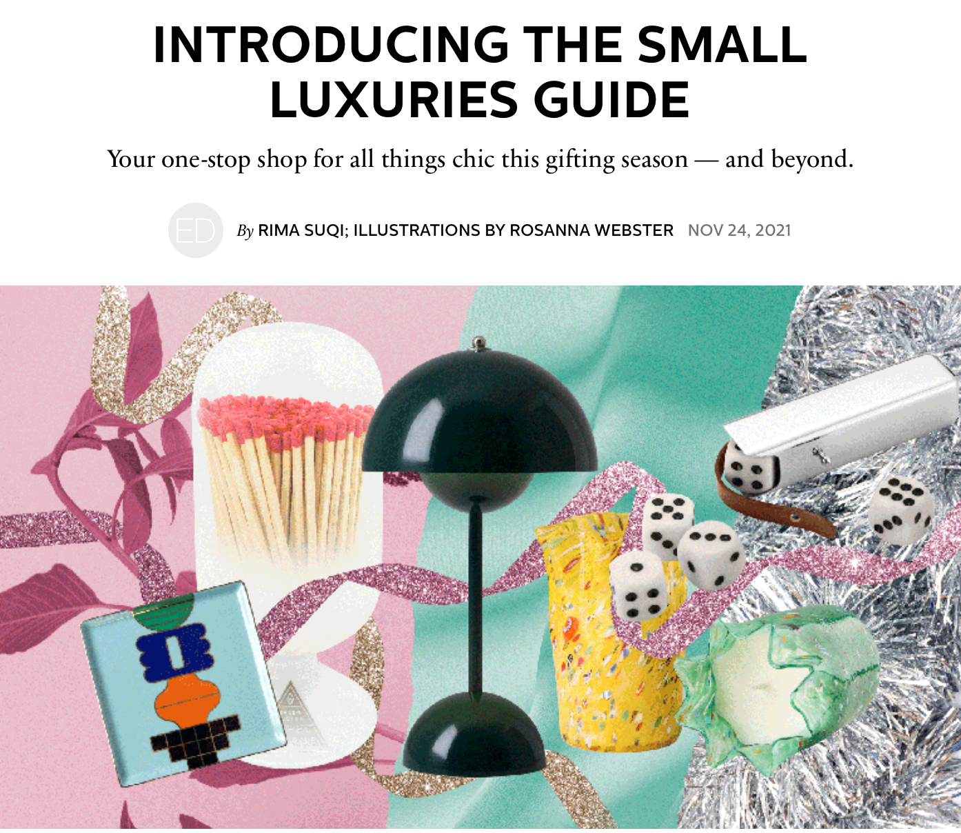 Elle Decor Holiday Gift Guide 2021