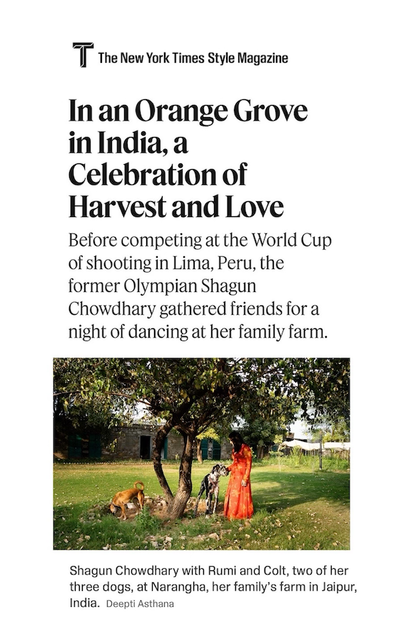 Shagun Chowdhary, Rima Suqi, New York Times