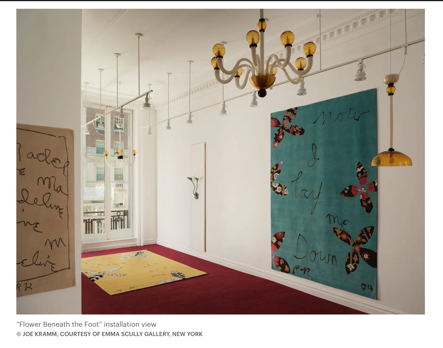 New rugs by old friends Madeline Weinrib and the late Rene Ricard/Forbes