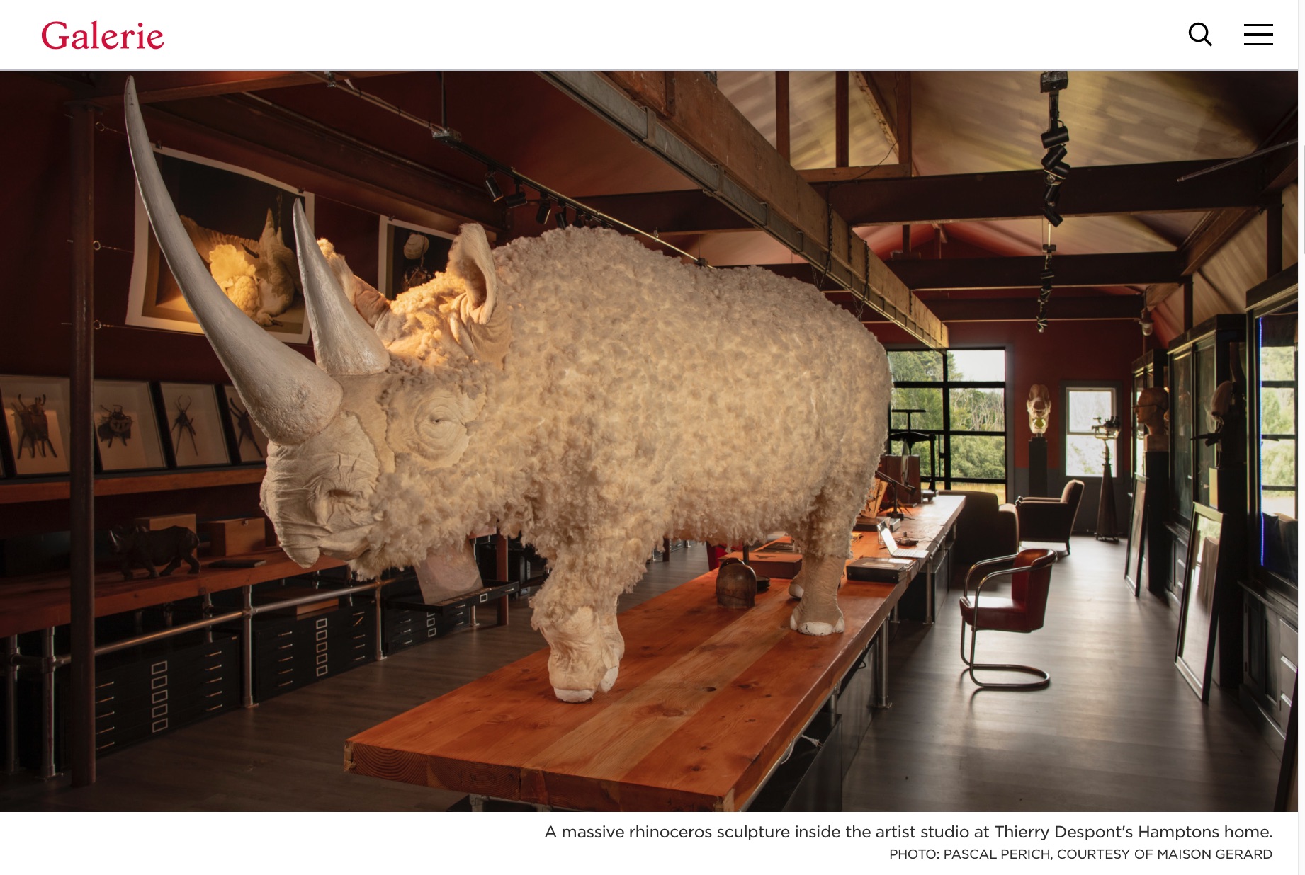 Exhibition and sale of Thierry Despont’s collections/Galerie