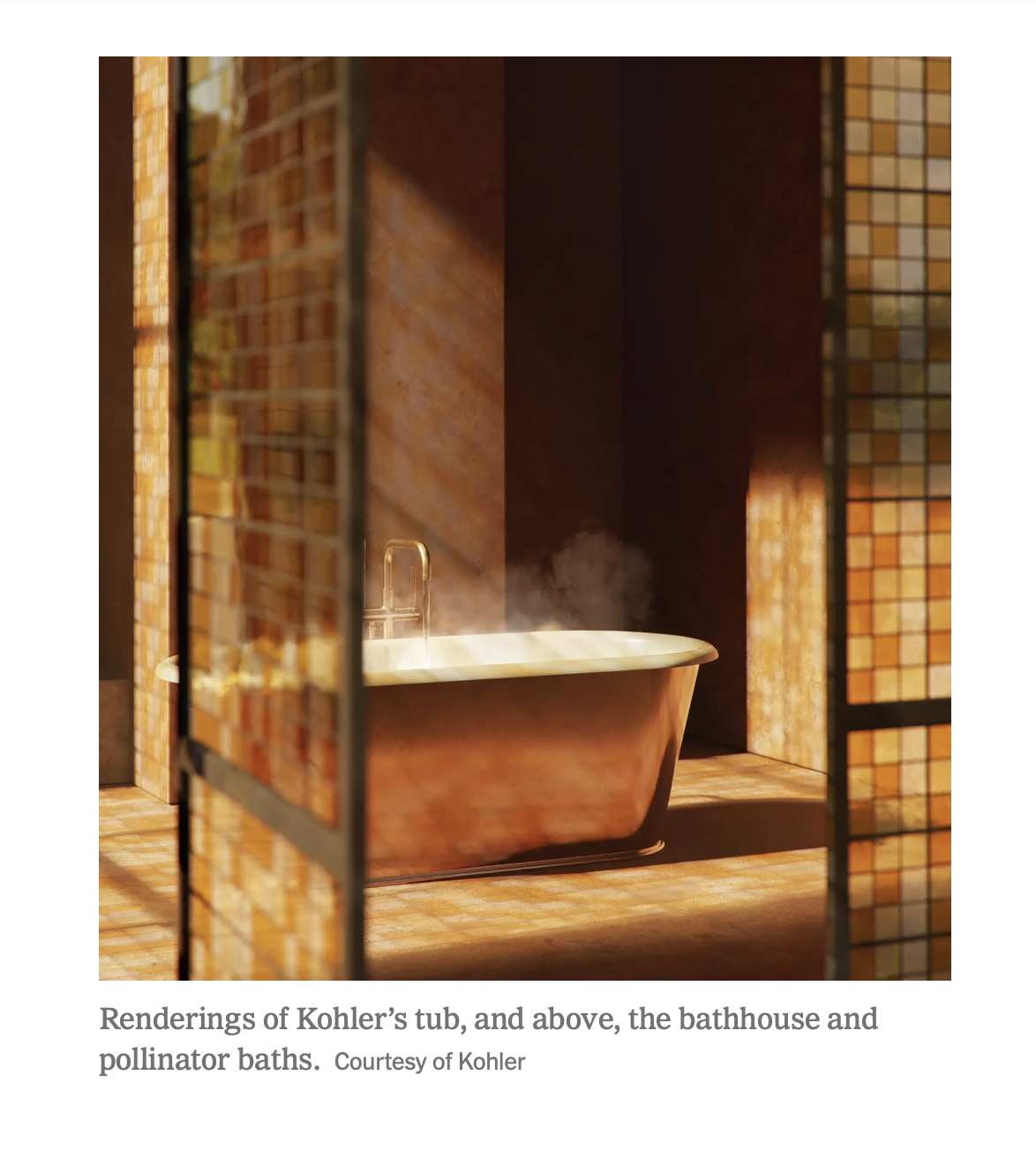 Kohler x Flamingo Estate/The New York Times